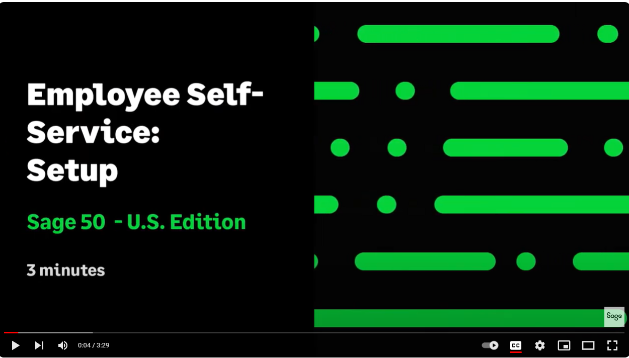 Employee Self Service video